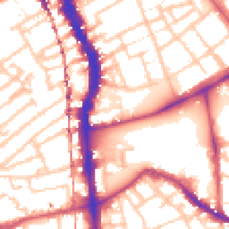 Daytime road noise heatmap for SE17 2FQ