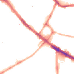 Night-time road noise heatmap for SE17 2GH