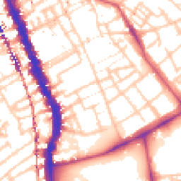 Daytime road noise heatmap for SE17 2HN