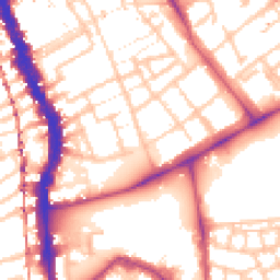 Daytime road noise heatmap for SE17 2PE