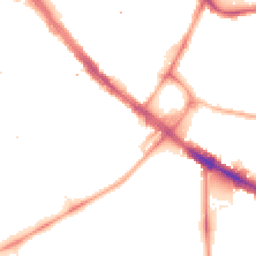 Night-time road noise heatmap for SE17 2RR
