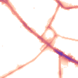 Night-time road noise heatmap for SE17 2RY