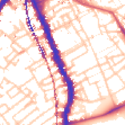Daytime road noise heatmap for SE17 2TG