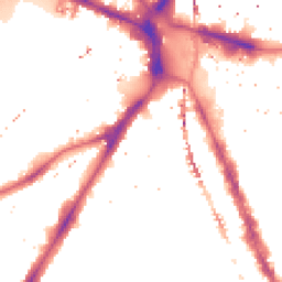 Night-time road noise heatmap for SE17 3AD