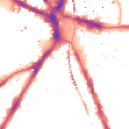 Night-time road noise heatmap for SE17 3AW