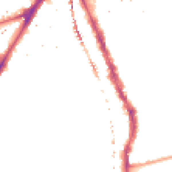 Night-time road noise heatmap for SE17 3DU