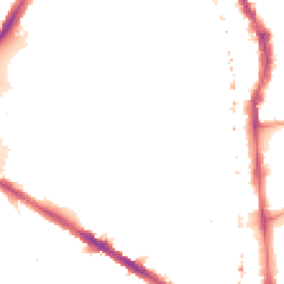 Night-time road noise heatmap for SE17 3JL
