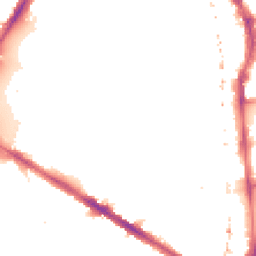 Night-time road noise heatmap for SE17 3JQ