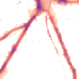 Night-time road noise heatmap for SE17 3LJ