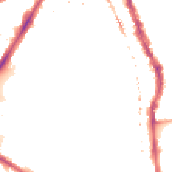 Night-time road noise heatmap for SE17 3QT