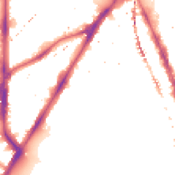 Night-time road noise heatmap for SE17 3RY