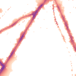 Night-time road noise heatmap for SE17 3SA