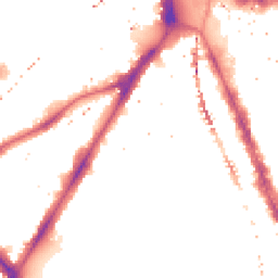 Night-time road noise heatmap for SE17 3SF