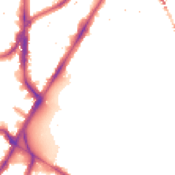 Night-time road noise heatmap for SE17 3TH