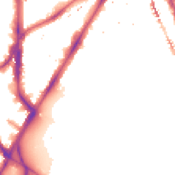 Night-time road noise heatmap for SE17 3TR