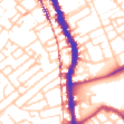 Daytime road noise heatmap for SE17 3UQ