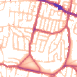 Daytime road noise heatmap for SE18 1AA