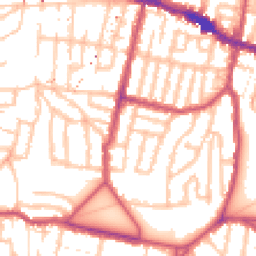 Daytime road noise heatmap for SE18 1AB