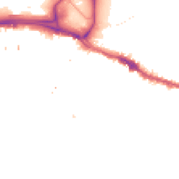 Night-time road noise heatmap for SE18 1AQ