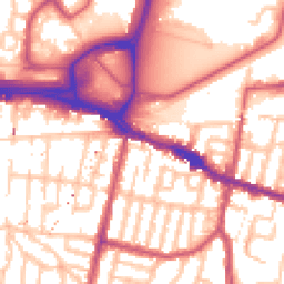 Daytime road noise heatmap for SE18 1BG