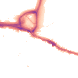 Night-time road noise heatmap for SE18 1BG