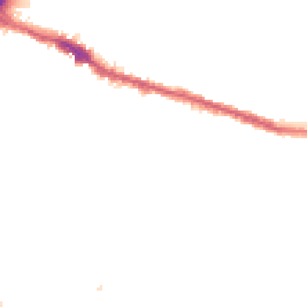 Night-time road noise heatmap for SE18 1BJ