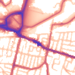 Daytime road noise heatmap for SE18 1BT