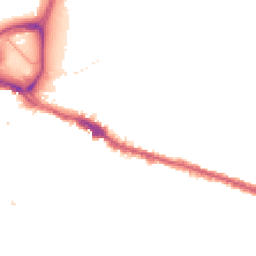 Night-time road noise heatmap for SE18 1DE
