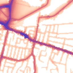 Daytime road noise heatmap for SE18 1DF