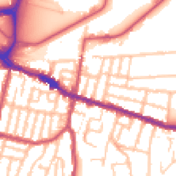 Daytime road noise heatmap for SE18 1DJ