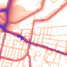 Daytime road noise heatmap for SE18 1DN