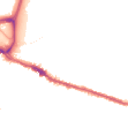 Night-time road noise heatmap for SE18 1DN