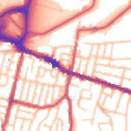 Daytime road noise heatmap for SE18 1DR
