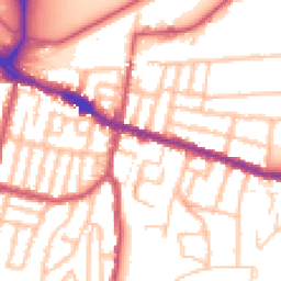 Daytime road noise heatmap for SE18 1JQ