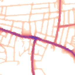 Daytime road noise heatmap for SE18 1JX