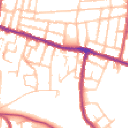 Daytime road noise heatmap for SE18 1LP