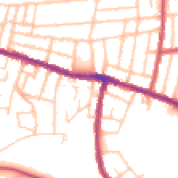 Daytime road noise heatmap for SE18 1LS