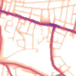 Daytime road noise heatmap for SE18 1LW