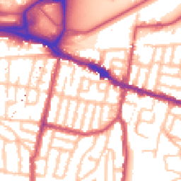 Daytime road noise heatmap for SE18 1QT