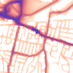 Daytime road noise heatmap for SE18 1QX