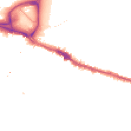 Night-time road noise heatmap for SE18 1QX