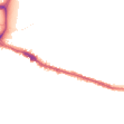 Night-time road noise heatmap for SE18 1SG