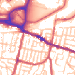 Daytime road noise heatmap for SE18 1SL