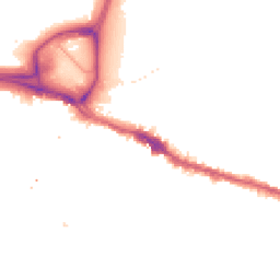 Night-time road noise heatmap for SE18 1SL