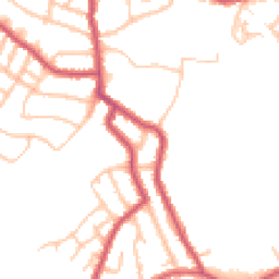 Daytime road noise heatmap for SE18 2DP