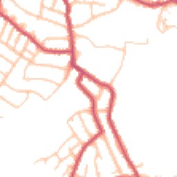 Daytime road noise heatmap for SE18 2DW