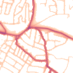 Daytime road noise heatmap for SE18 2EF