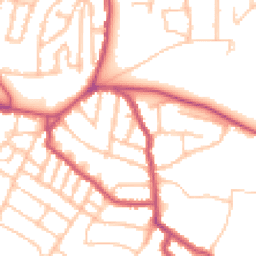Daytime road noise heatmap for SE18 2EH