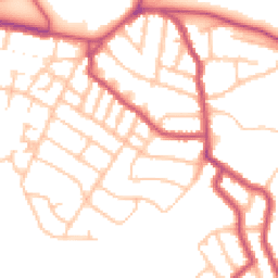 Daytime road noise heatmap for SE18 2EP