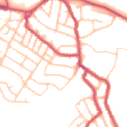 Daytime road noise heatmap for SE18 2HU